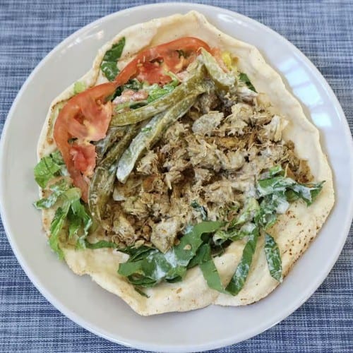 Chicken Shawerma Appetizer.
