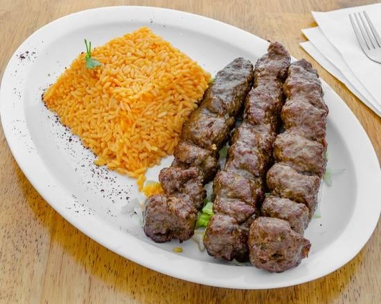 Small Kufta Kabob.