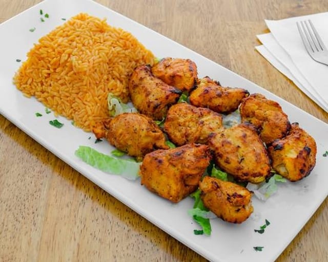 Small Chicken Shish Kabob.
